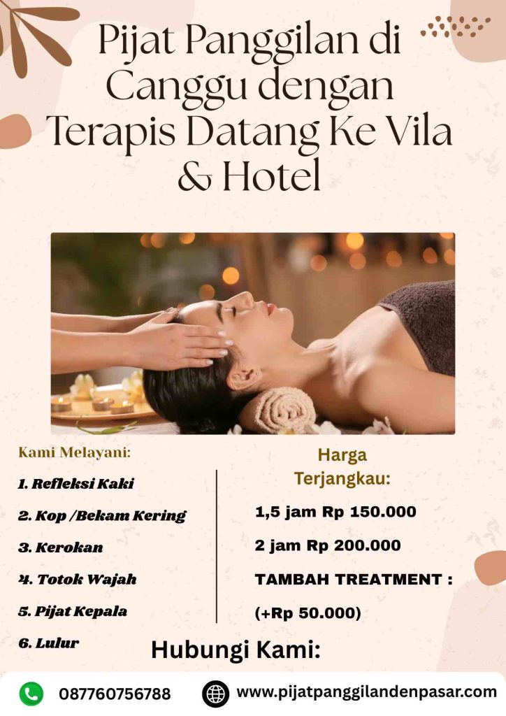 Pijat Panggilan Denpasar Kota untuk Full Body Massage