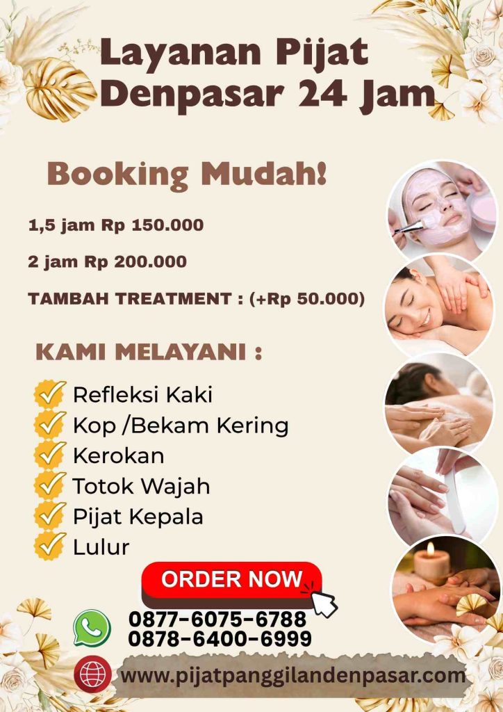 Pijat Panggilan Denpasar Kota untuk Full Body Massage