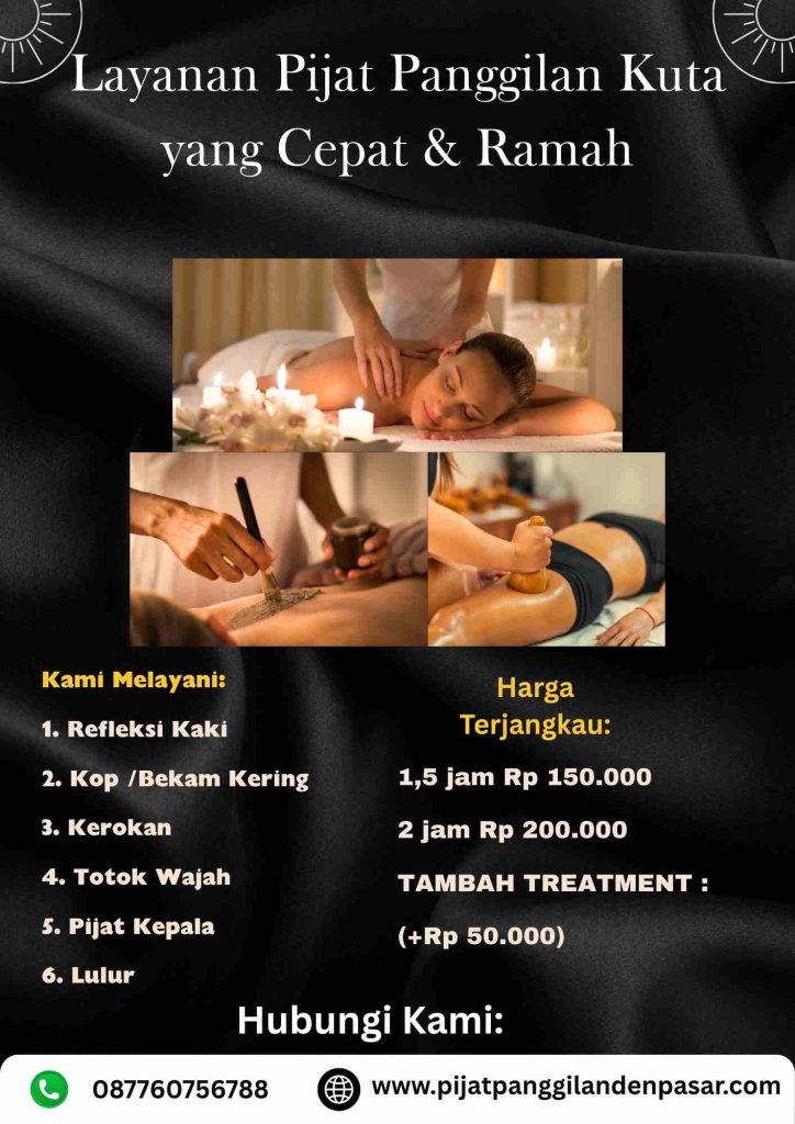 Pijat Panggilan Kesiman Denpasar untuk Relaksasi Harian