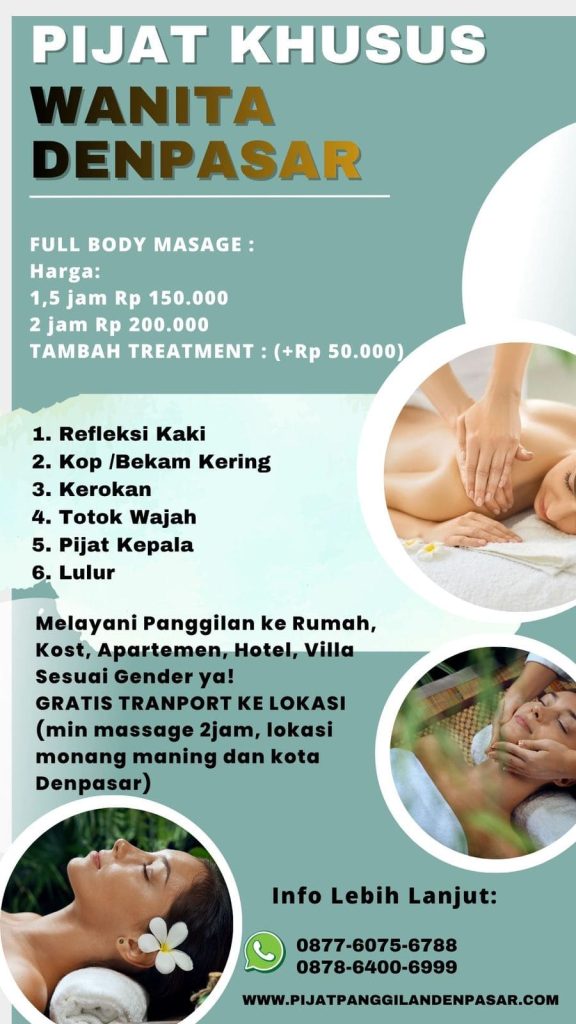 Pijat Panggilan Sidakarya Denpasar Harga Terjangkau